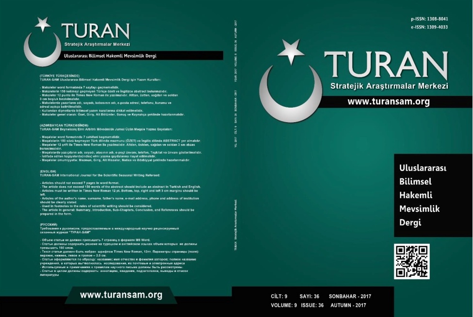 Problems of Adaptation of the Syrian Refugee Students to the Turkish Education System and the Classroom Environment (Kars Province Sample) Cover Image