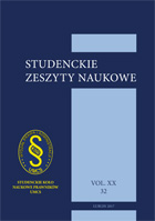 Comparative Analysis of the Usury on the Ground of Polish and American Law Cover Image