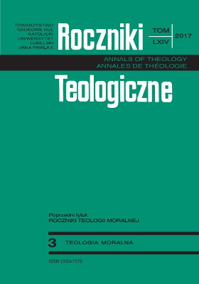 The Chronicle of the Institute of Moral Theology of the Catholic University of Lublin for the Academic Year 2015/2016 Cover Image
