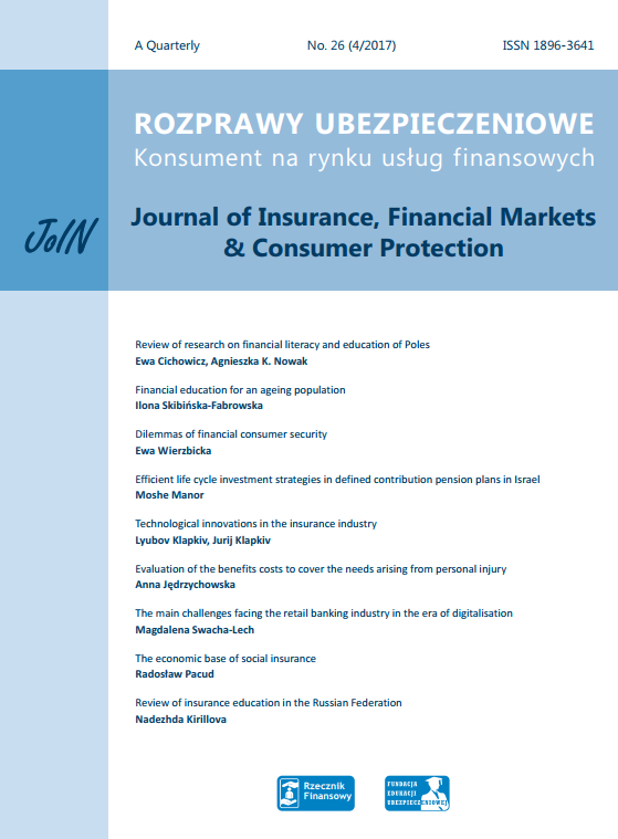 Review of research on financial literacy and education of Poles