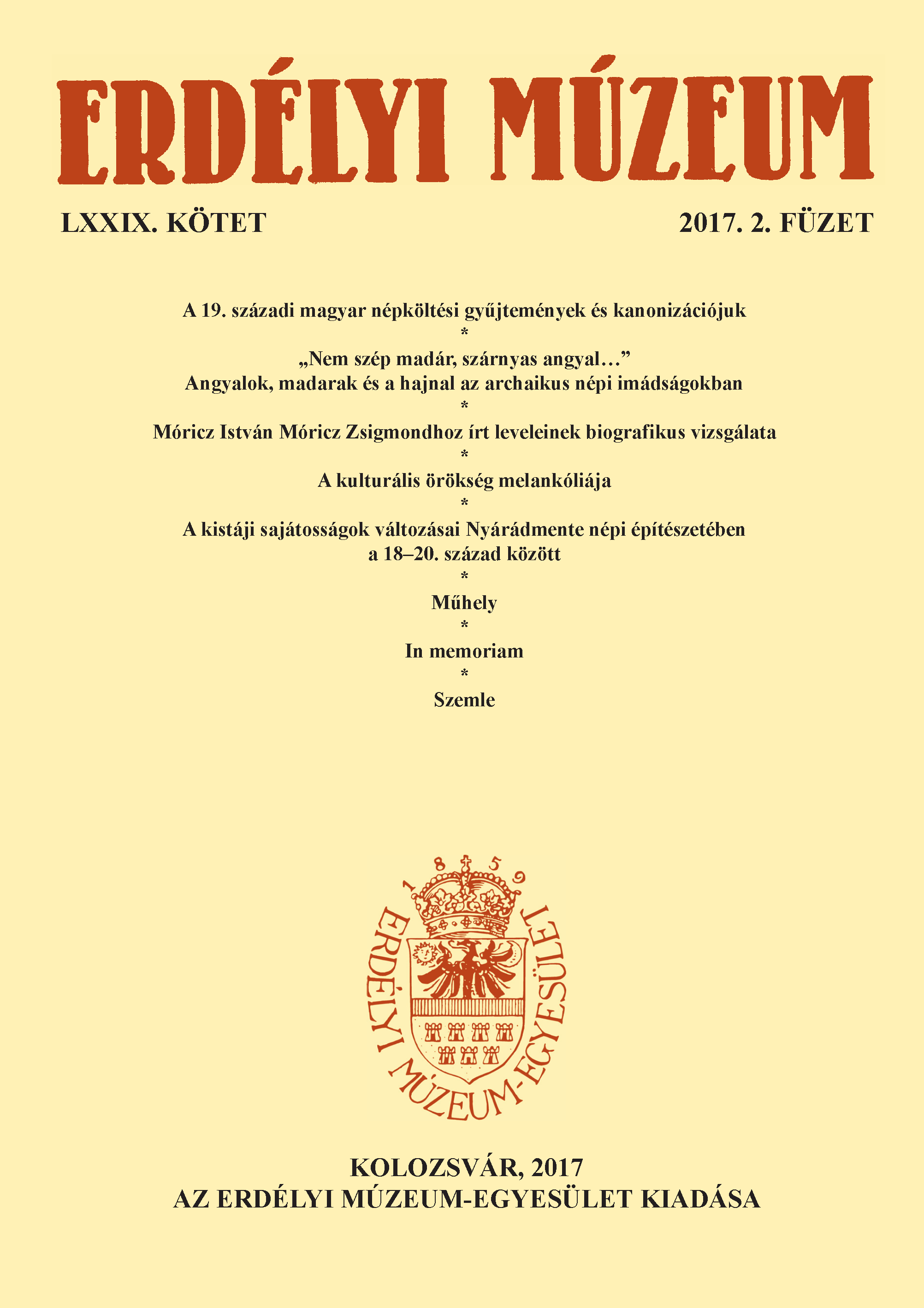 Letters of István Móricz to Zsigmond Móricz – Biographical Narratives Cover Image