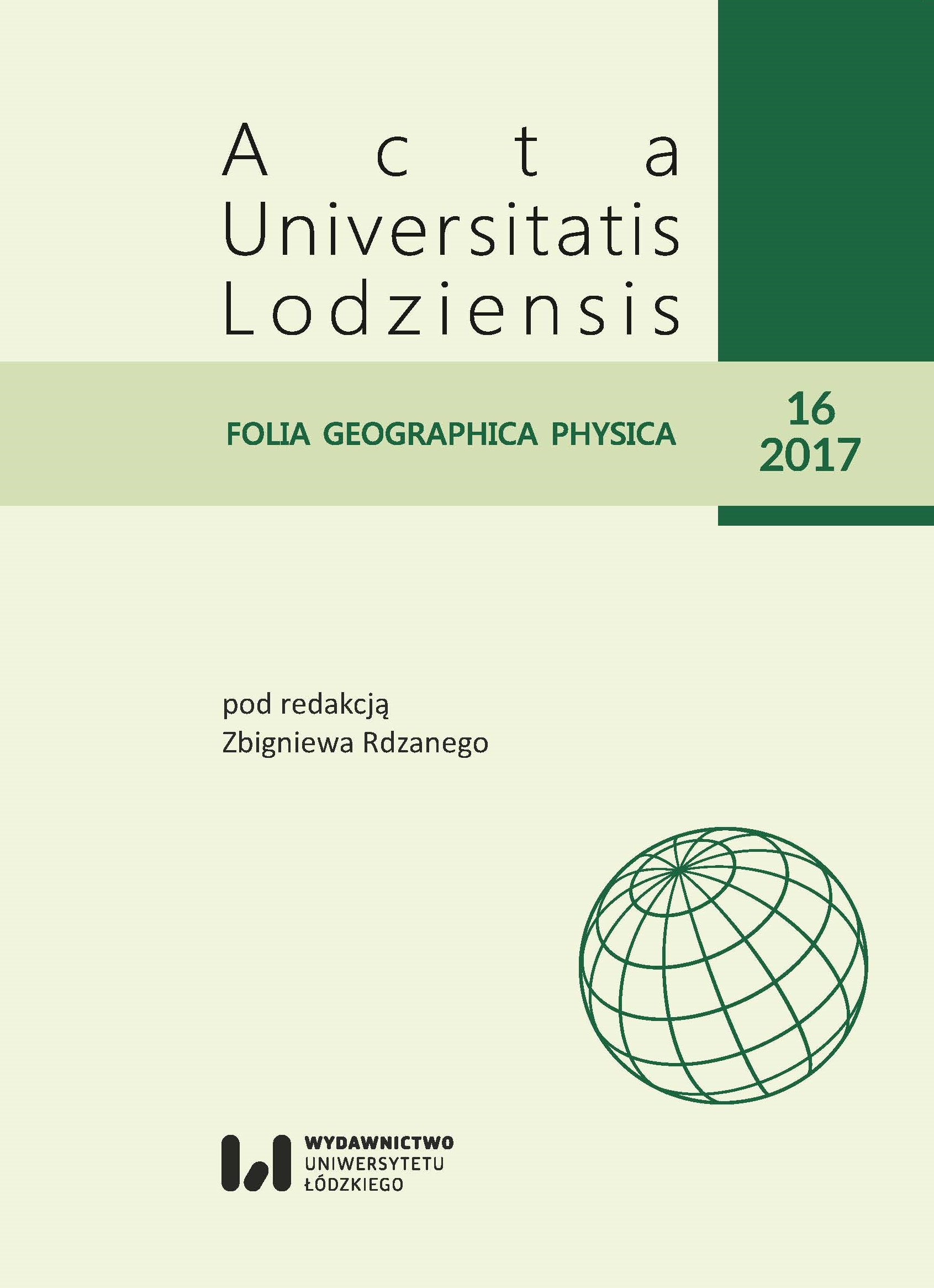 New aspects of research into the chemical composition of soils in the Łódź agglomeration, based on GIS methods Cover Image