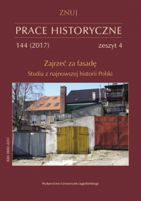 The case of the murder of Józef Cechnowski in 1925 and the role of Stanisław Radkiewicz Cover Image