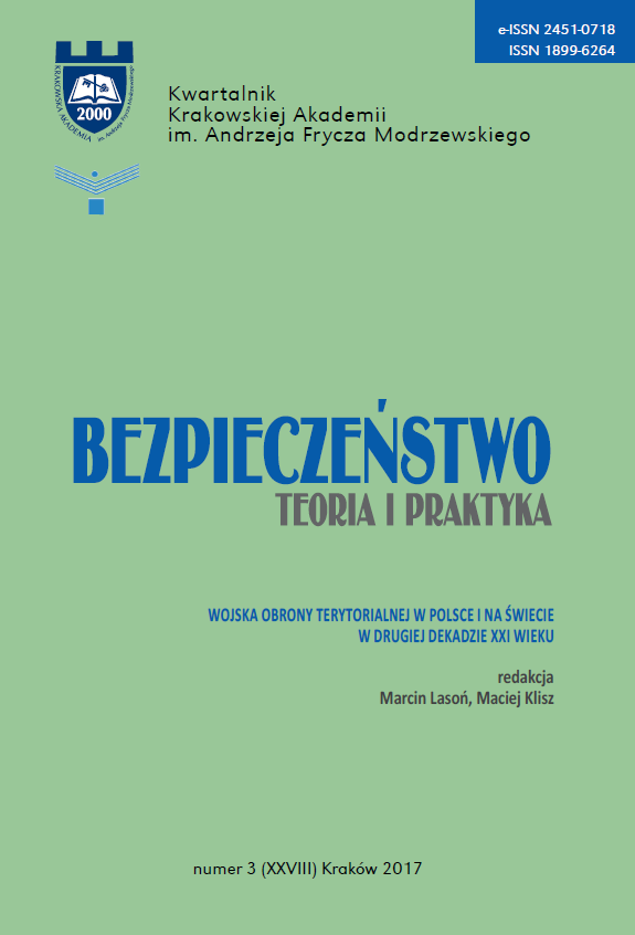 Territorial defence forces in Polish history (selected issues) Cover Image