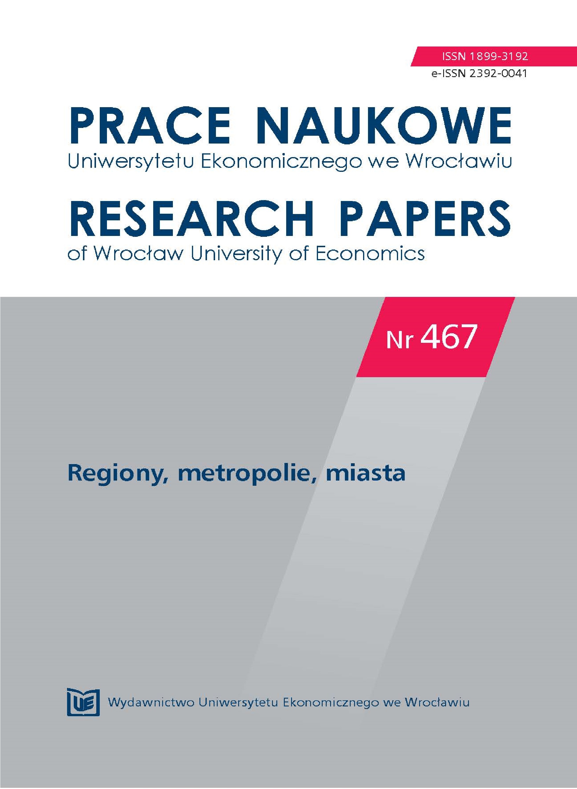 Possibilities of using rivers in the social and
economic development of Wrocław Cover Image