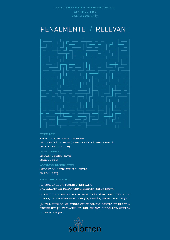 THE REOPENING OF THE PROSECUTION FOLLOWING THE COMPLAINT FILED BY THE DEFENDANT AGAINST THE ORDER TO CLOSE A CASE. UNLAWFULNESS, CONSEQUENCES AND REMEDIES Cover Image