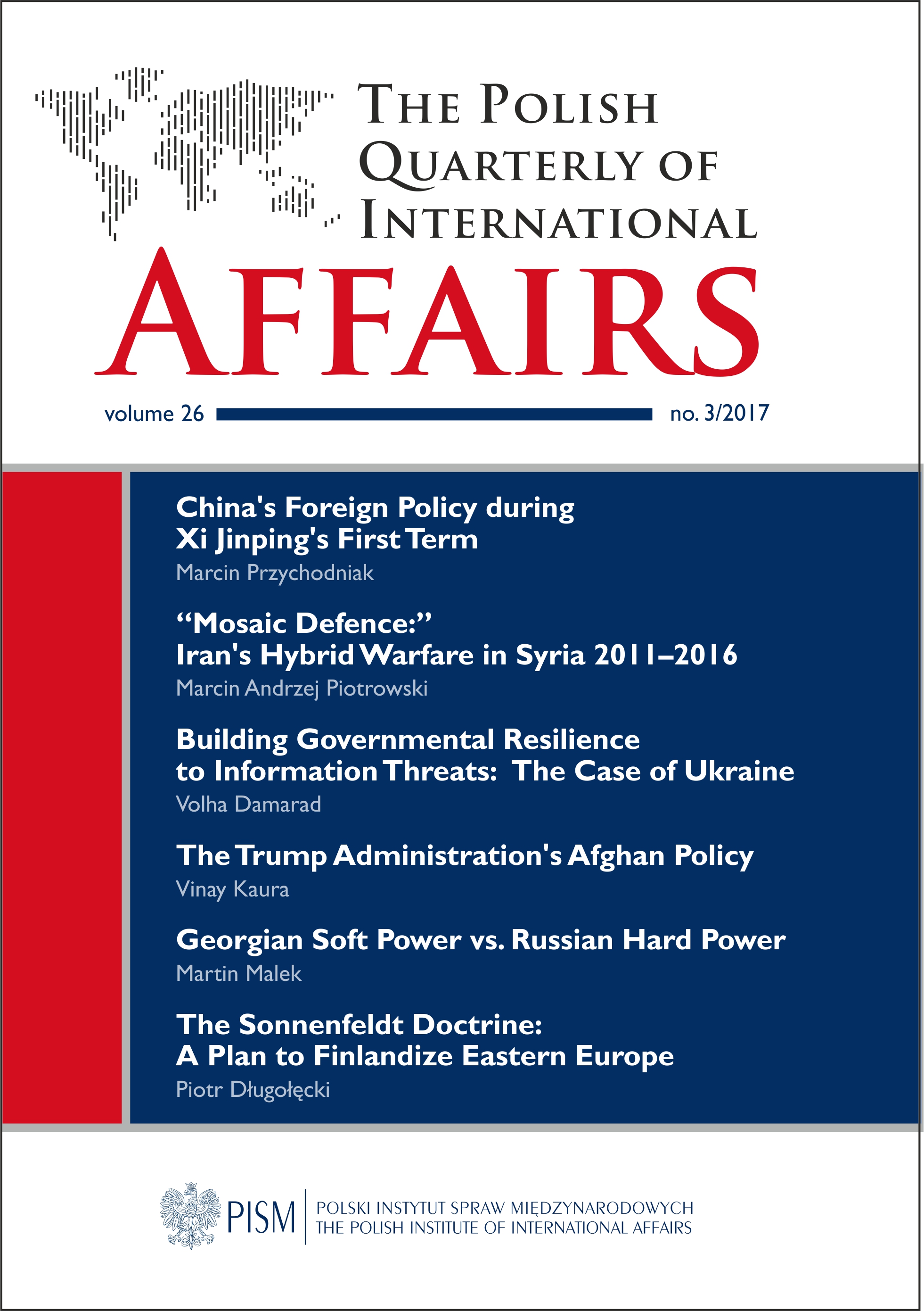 Georgian Soft Power vs. Russian Hard Power: What Can Be Done in View of South Ossetia’s “Creeping Border”? Cover Image