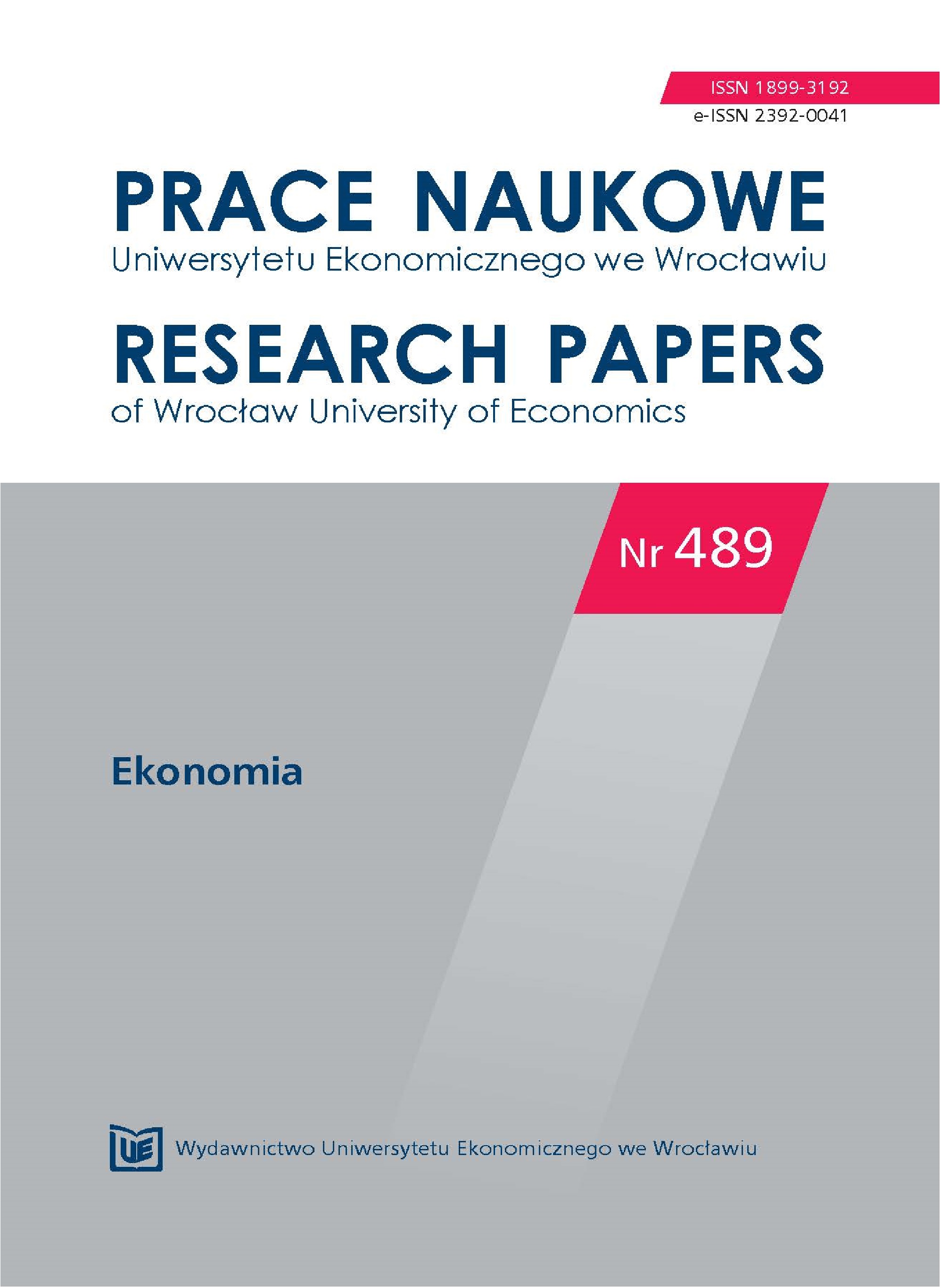 Work productivity as a factor of
growth of Polish economy in the years 2004-2015 Cover Image
