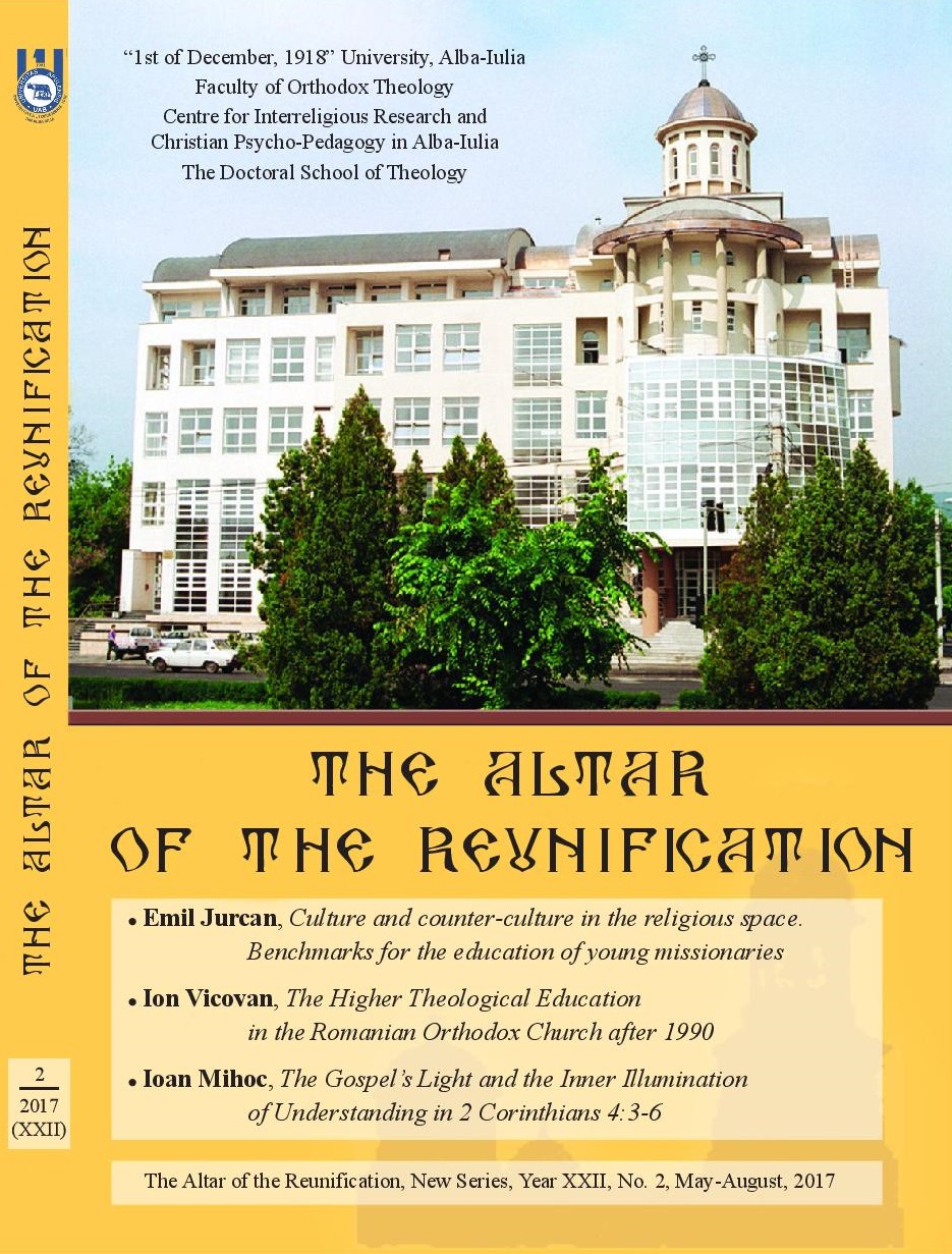 The Higher Theological Education in the Romanian Orthodox Church after 1990 – pastoral necessity and missionary responsibility