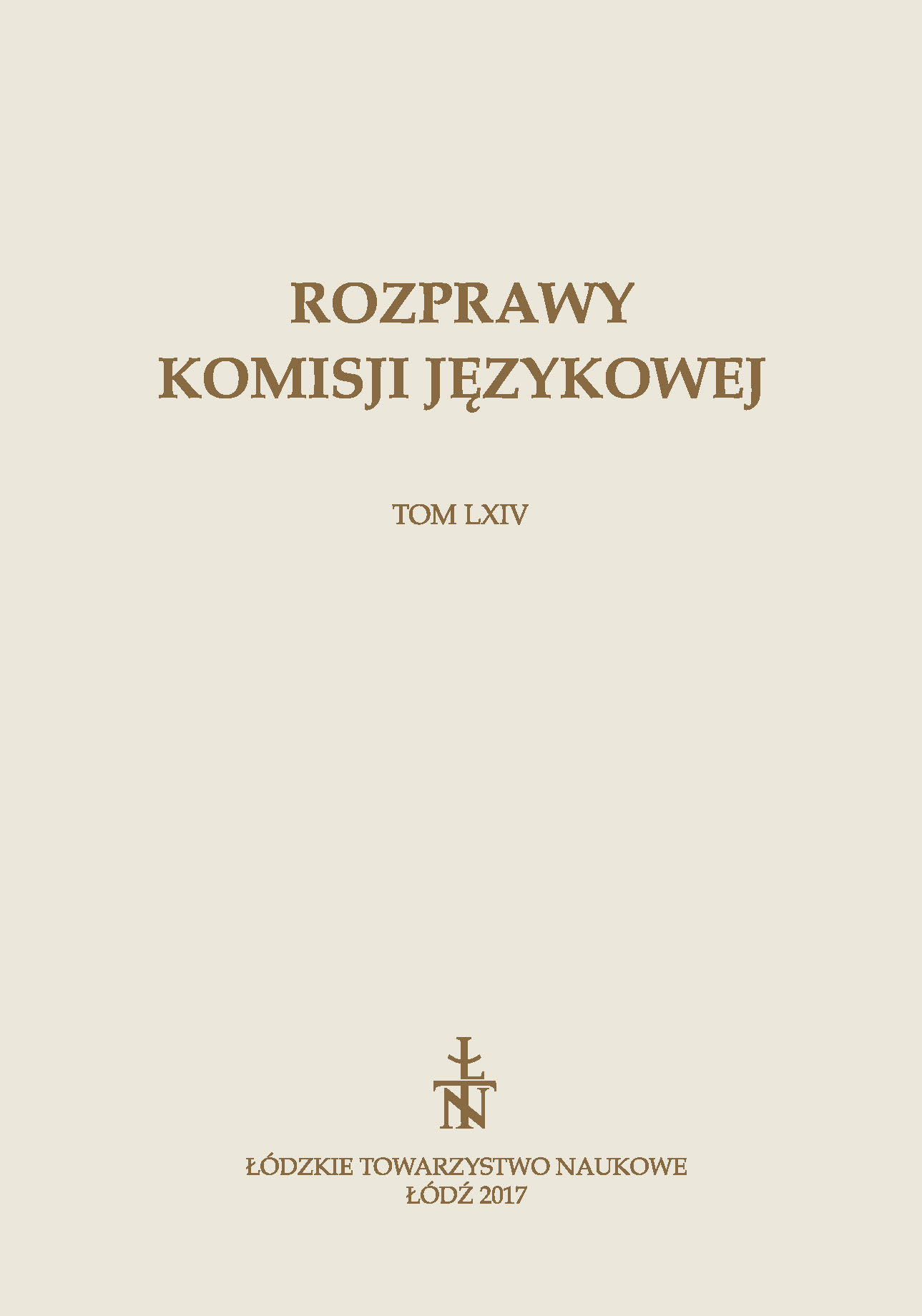 Poland and the Poles reflected in local dialects Cover Image