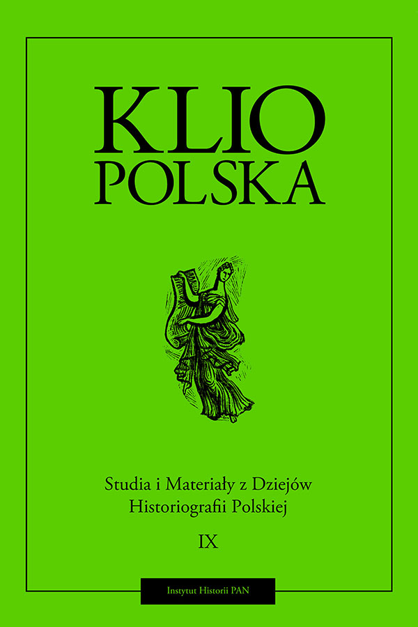 Towards origines de la Pologne contemporaine – Stefan Kieniewicz in the years 1946–1948 and his search for method Cover Image