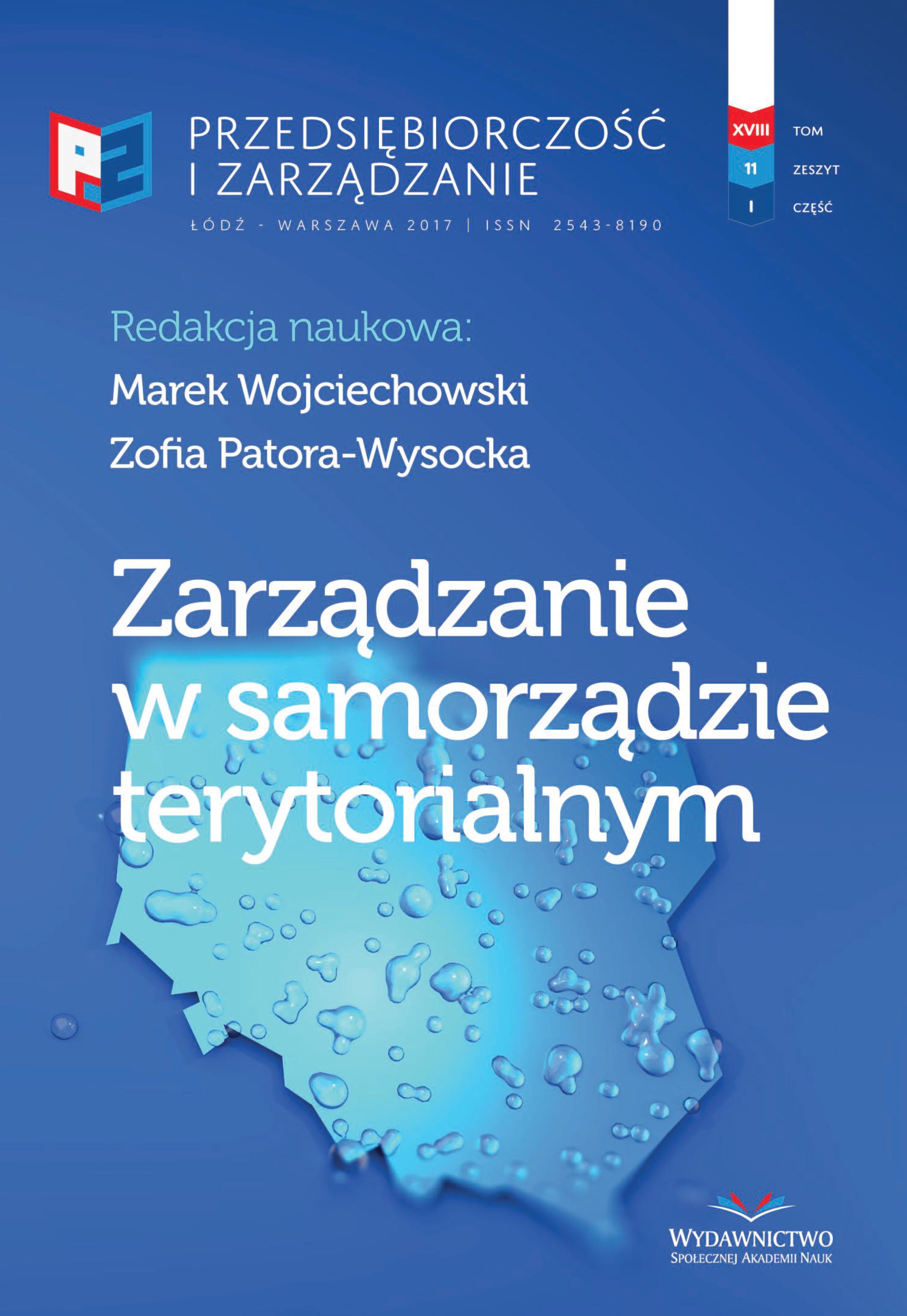 The Differentiation of the Socio-economic Development Level in Gminas of Lodz Province Cover Image