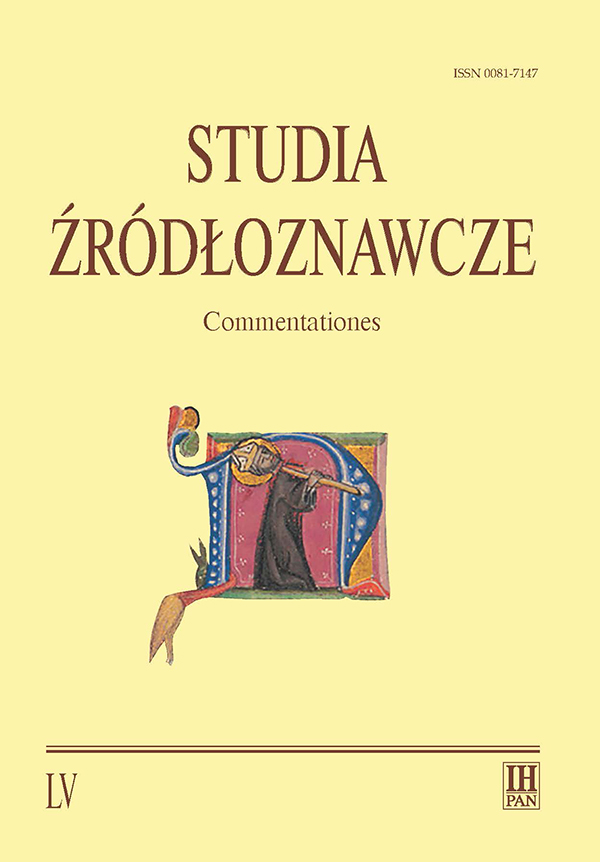 Personal and institutional contacts of Jan Długosz with the community of Krakow University. Remarks on the research state and prospects Cover Image