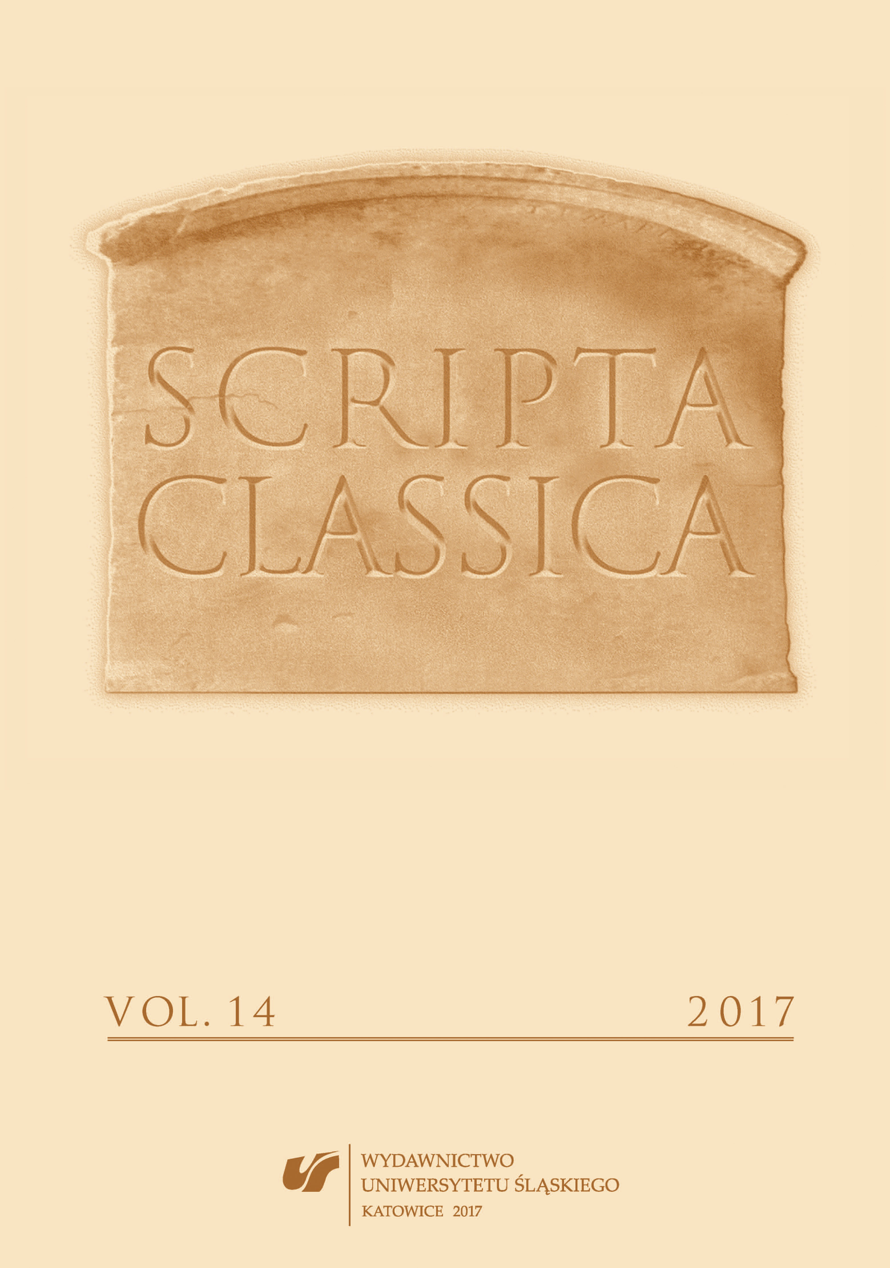 CVII General Meeting of the Polish Philological Association Conference: Ancient Techniques of Persuasion1 [Translation: David Schauffler] Cover Image