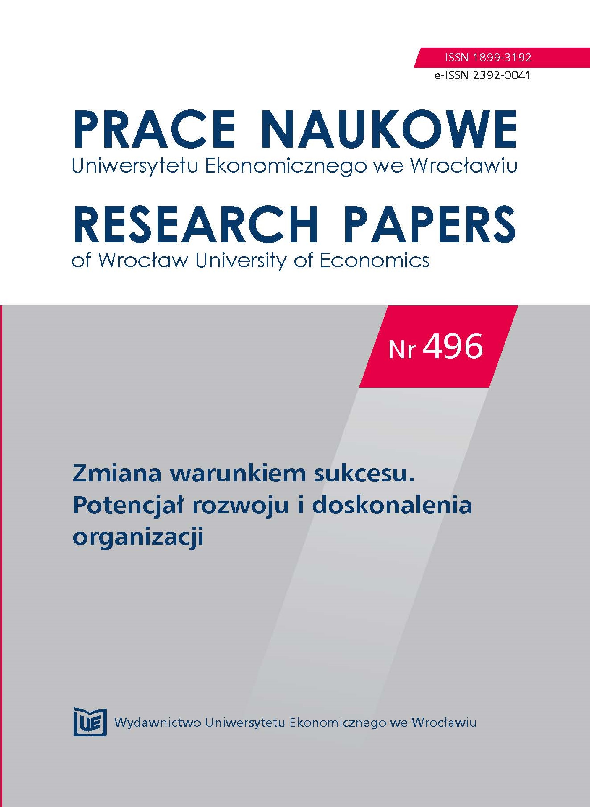 Open innovation vs. dynamic capabilities − the research results of the Polish industrial enterprises Cover Image