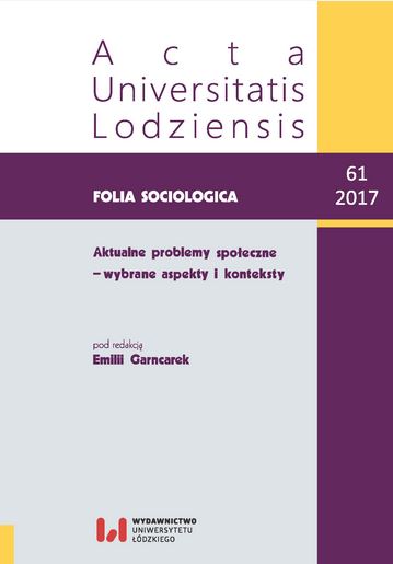 Social roles of contemporary Polish seniors in the light of data Cover Image