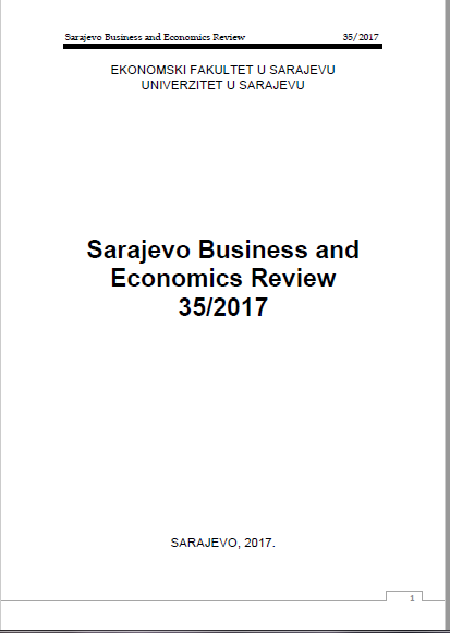 REVIEW A CALL FOR PAPERS TO BE PUBLISHED IN THE Y2017 COLLECTION OF PAPERS/ SARAJEVO BUSINESS AND ECONOMICS REVIEW Cover Image