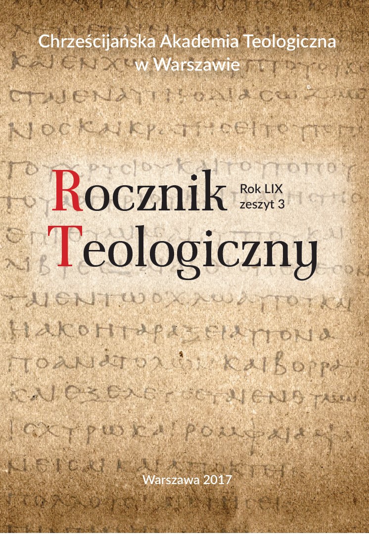 Research in the Field of the Systematic Theology at the Protestant Faculty of the Warsaw University Cover Image