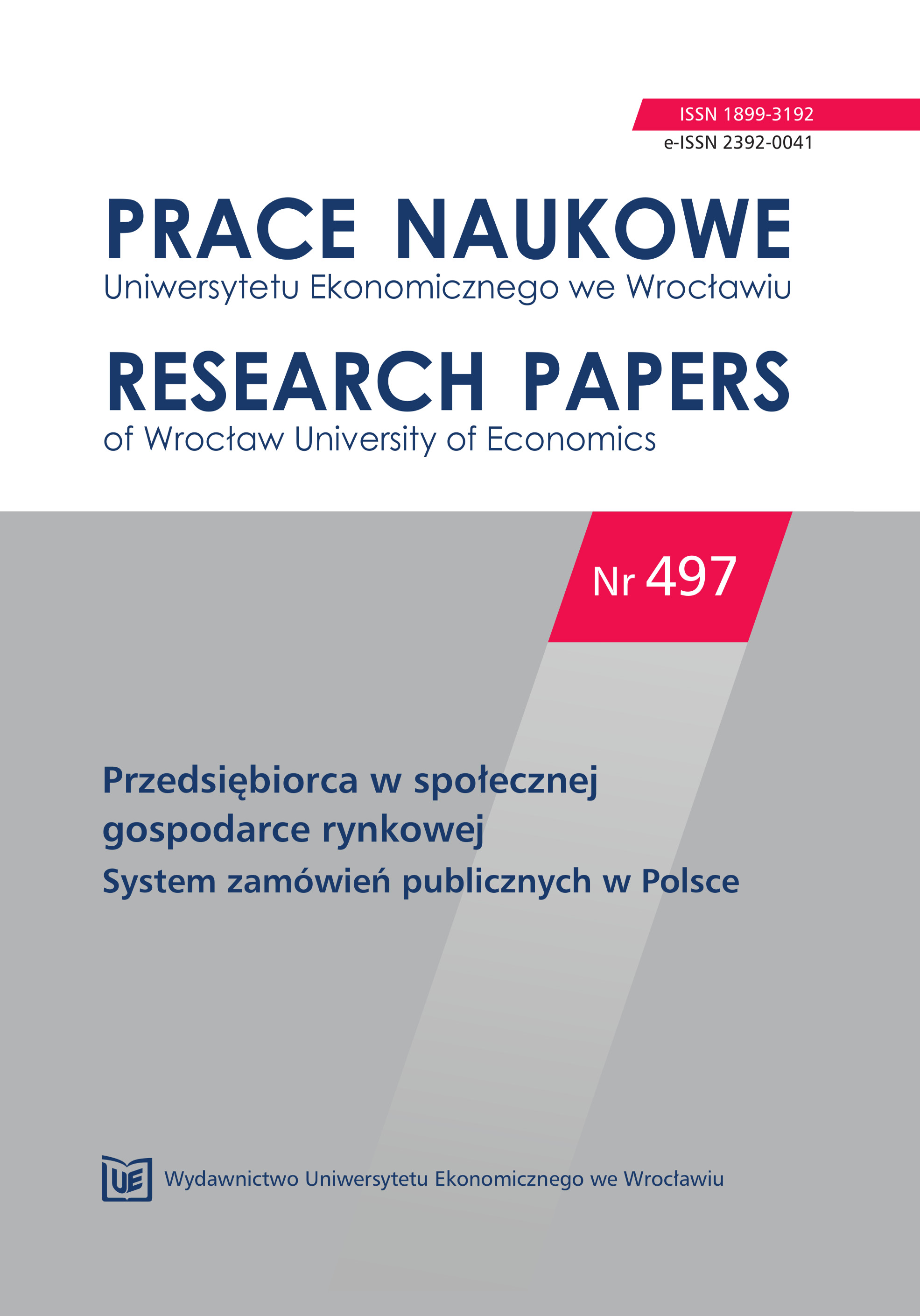 Public procurement as an instrument for shaping the economy by a state Cover Image