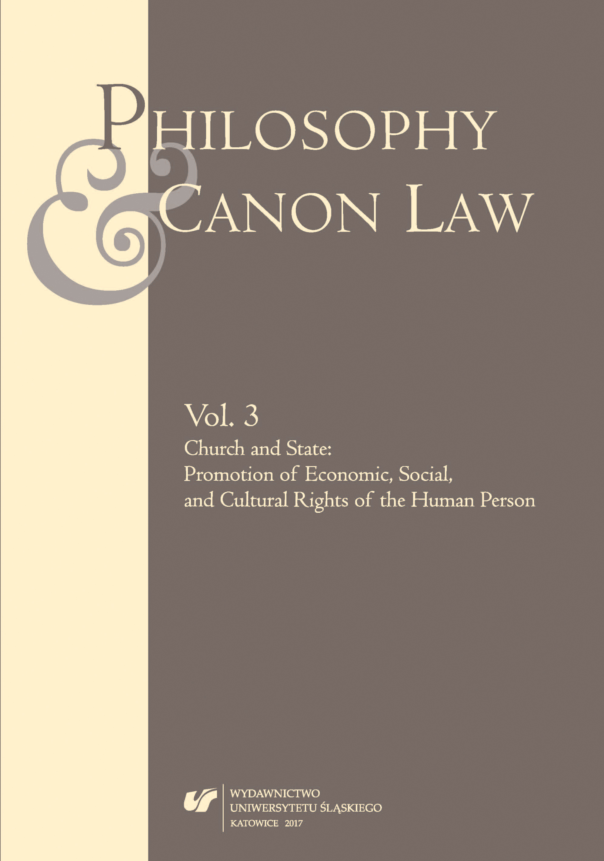 The Principle of Subsidiarity in the Code of Canon Law Cover Image