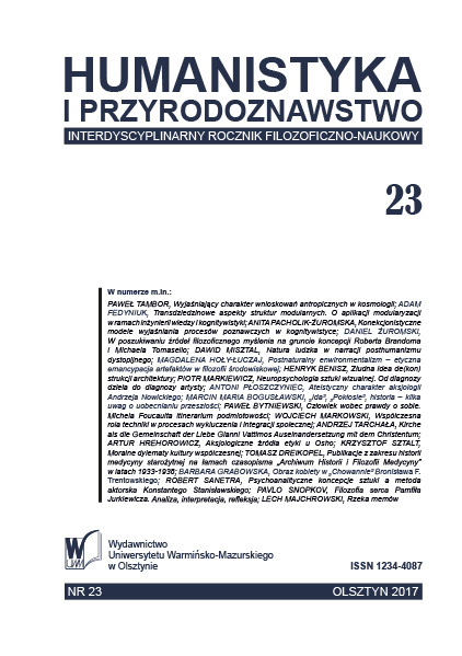 Atheistic Axiology of Andrzej Nowicki Cover Image