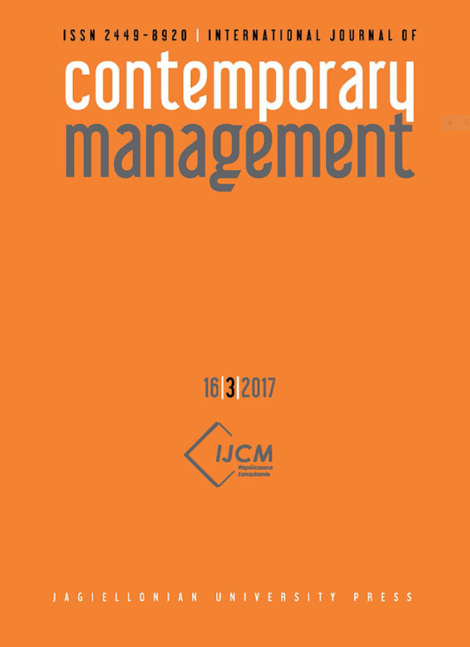 The Influence of Organisational Culture of Polish Companies on Their Cooperative Relationships Cover Image