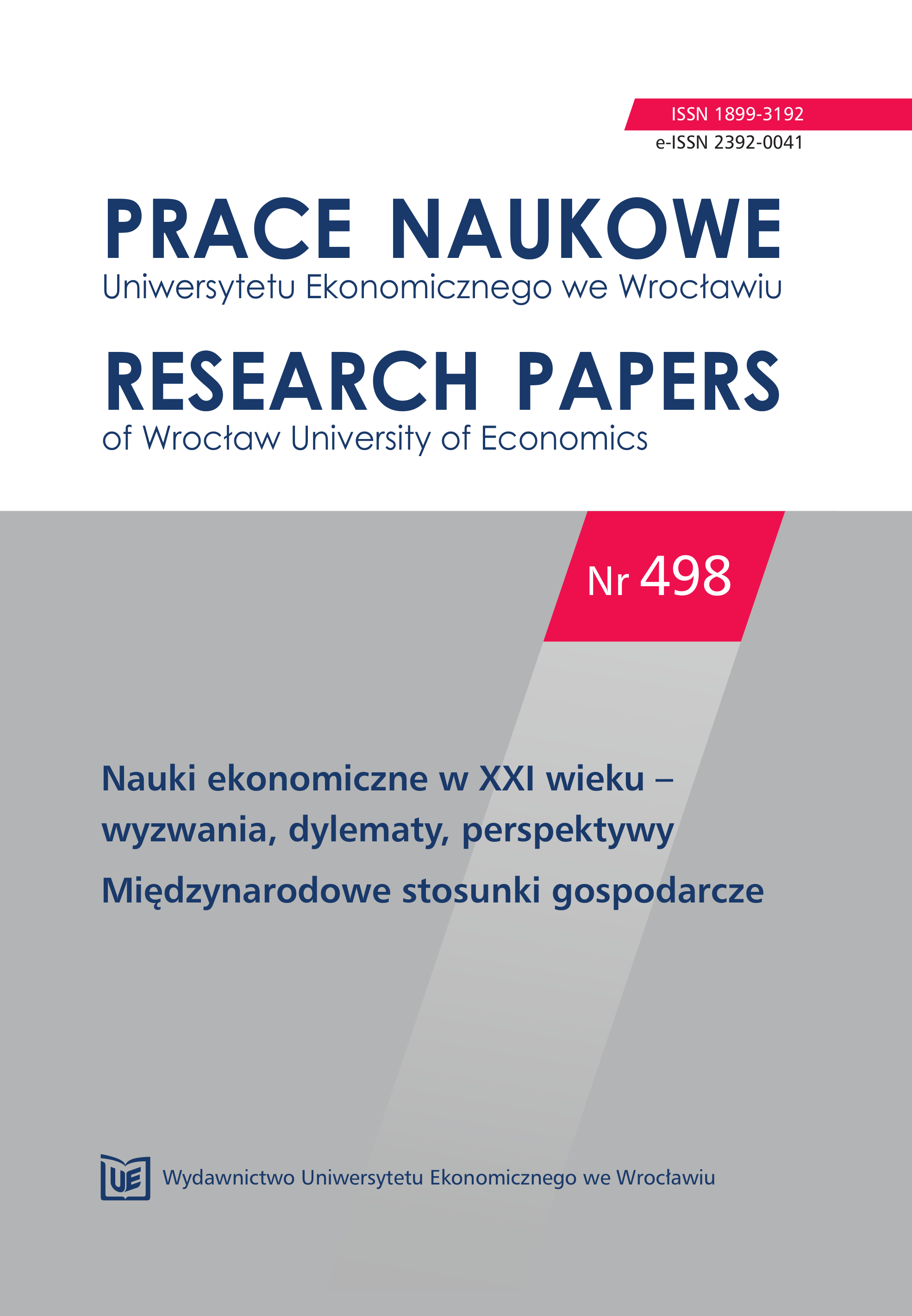 Balance of benefits and risks in foreign trade for Polish enterprises on non-European markets Cover Image