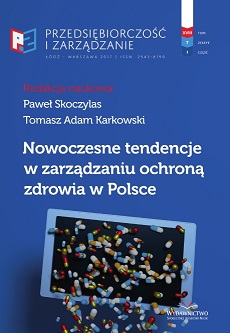 Medical Equipment Identification System and Staffing Problem of Polish Hospitals – Opportunities and Perspectives Cover Image