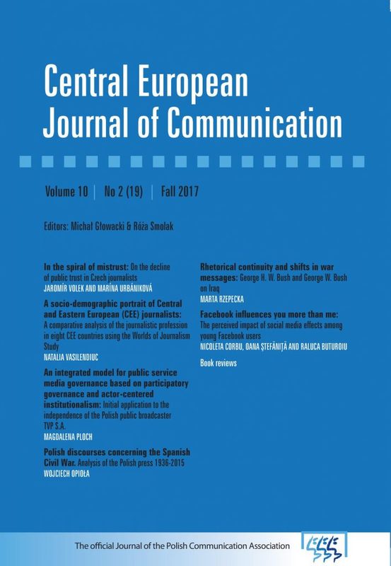 A socio-demographic portrait of Central and Eastern European (CEE) journalists: A comparative analysis of the journalistic profession in eight CEE countries using the Worlds of Journalism Study
