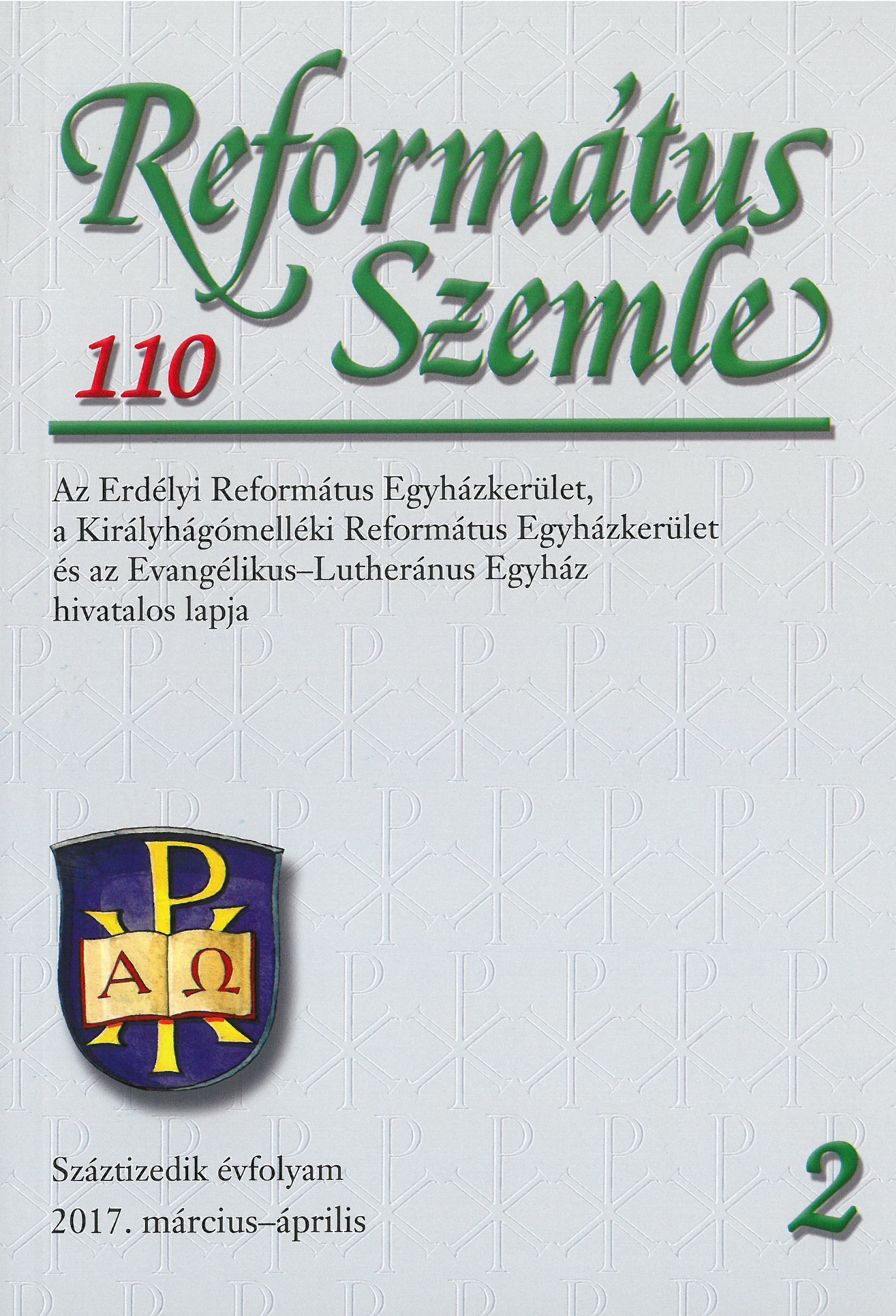Addenda to a Volume. Three 17th Century Resolutions
from the Protocols of the Partial Synods of the Reformed Diocese of Küküllő Cover Image