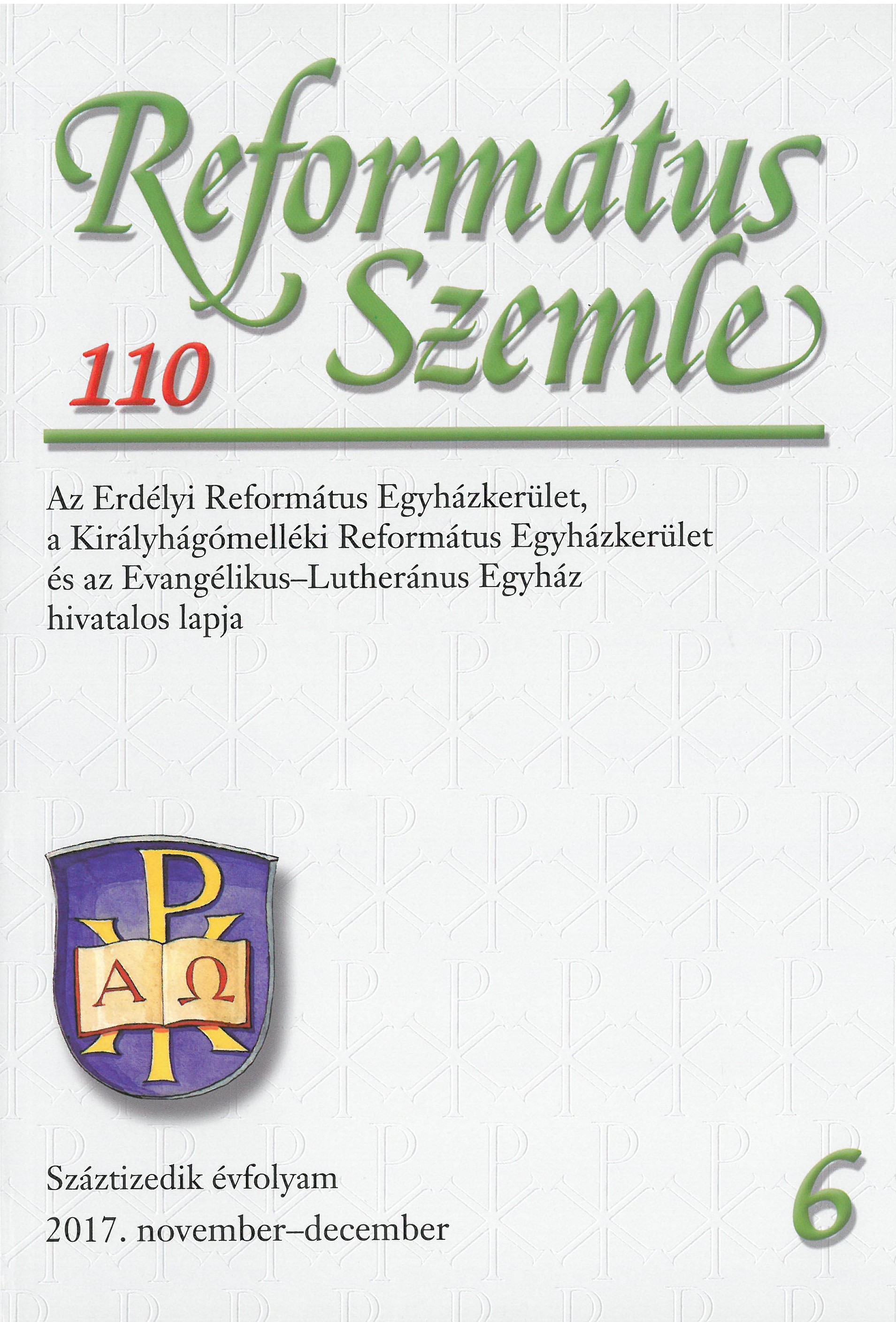 László Tőkés: Canvin and Calvinism in Transylvania Cover Image