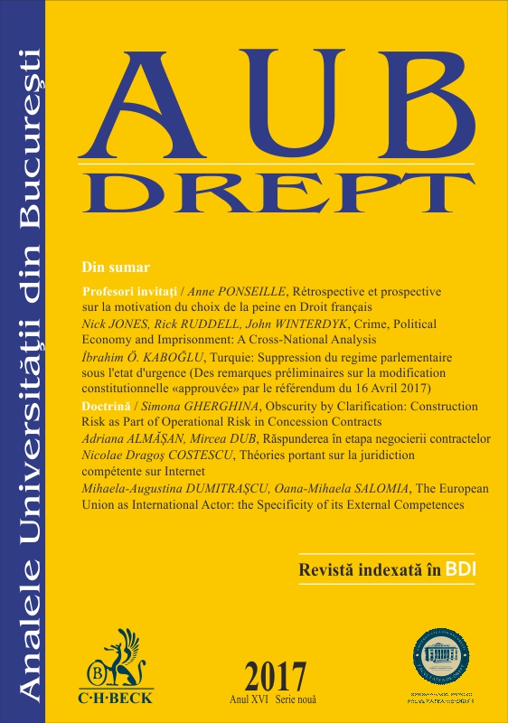 The European Union as International Actor:  the Specificity of its External Competences Cover Image