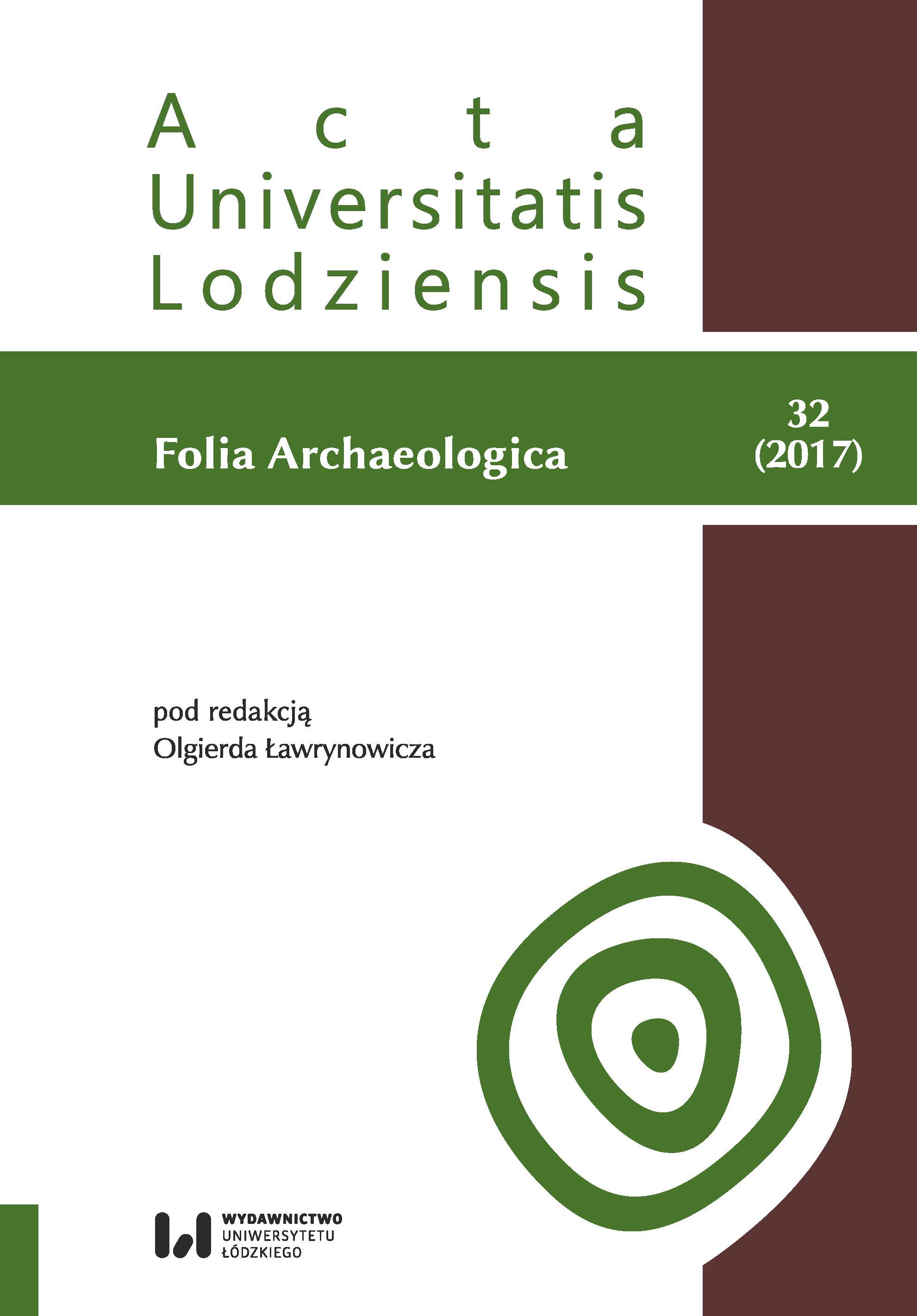 Formal legal problems of contemporary archeology in Poland Cover Image