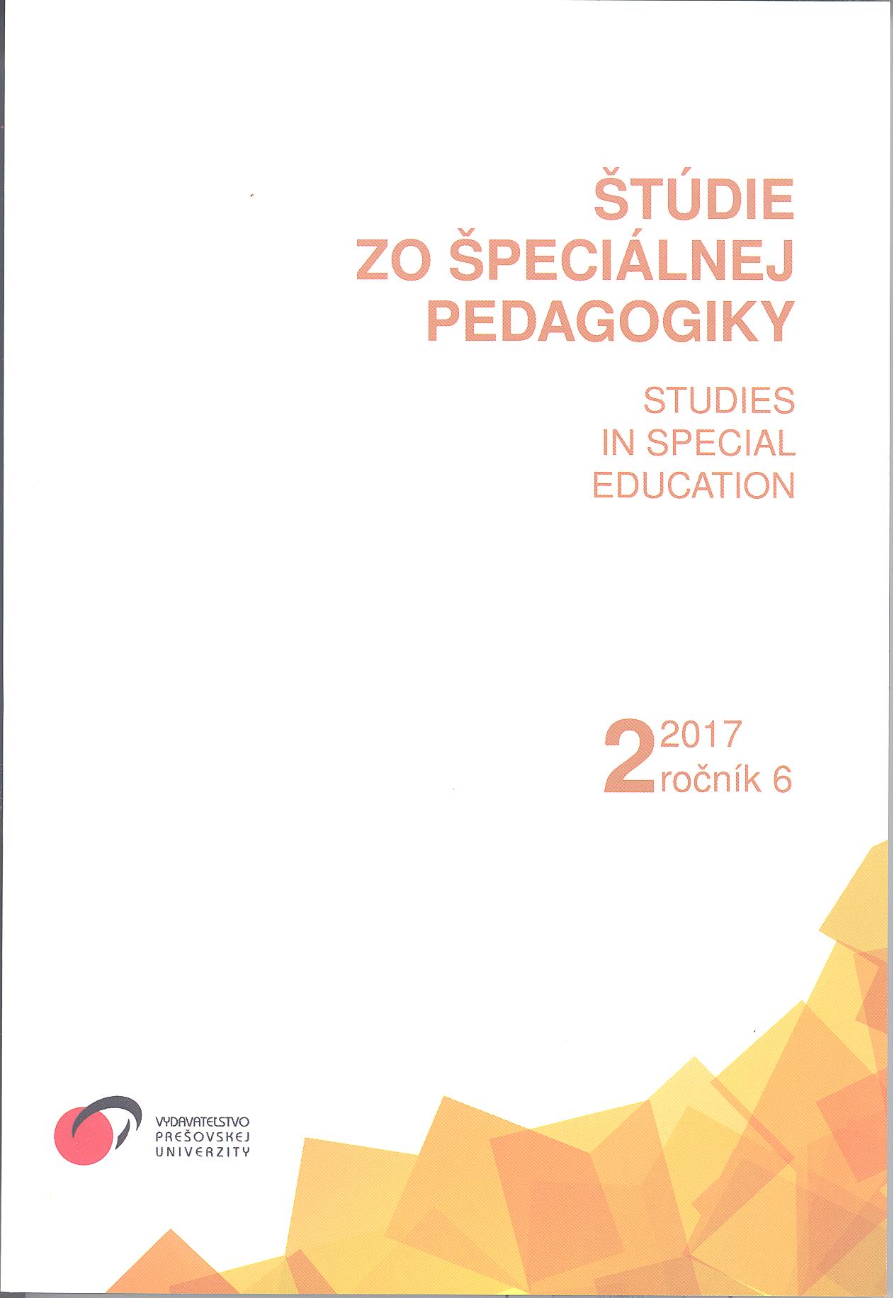 Annual Report of the Grant Project APVV-15-0071
A Man with Handicap in the Literature for Children and Youth (2016 – 2020) Cover Image