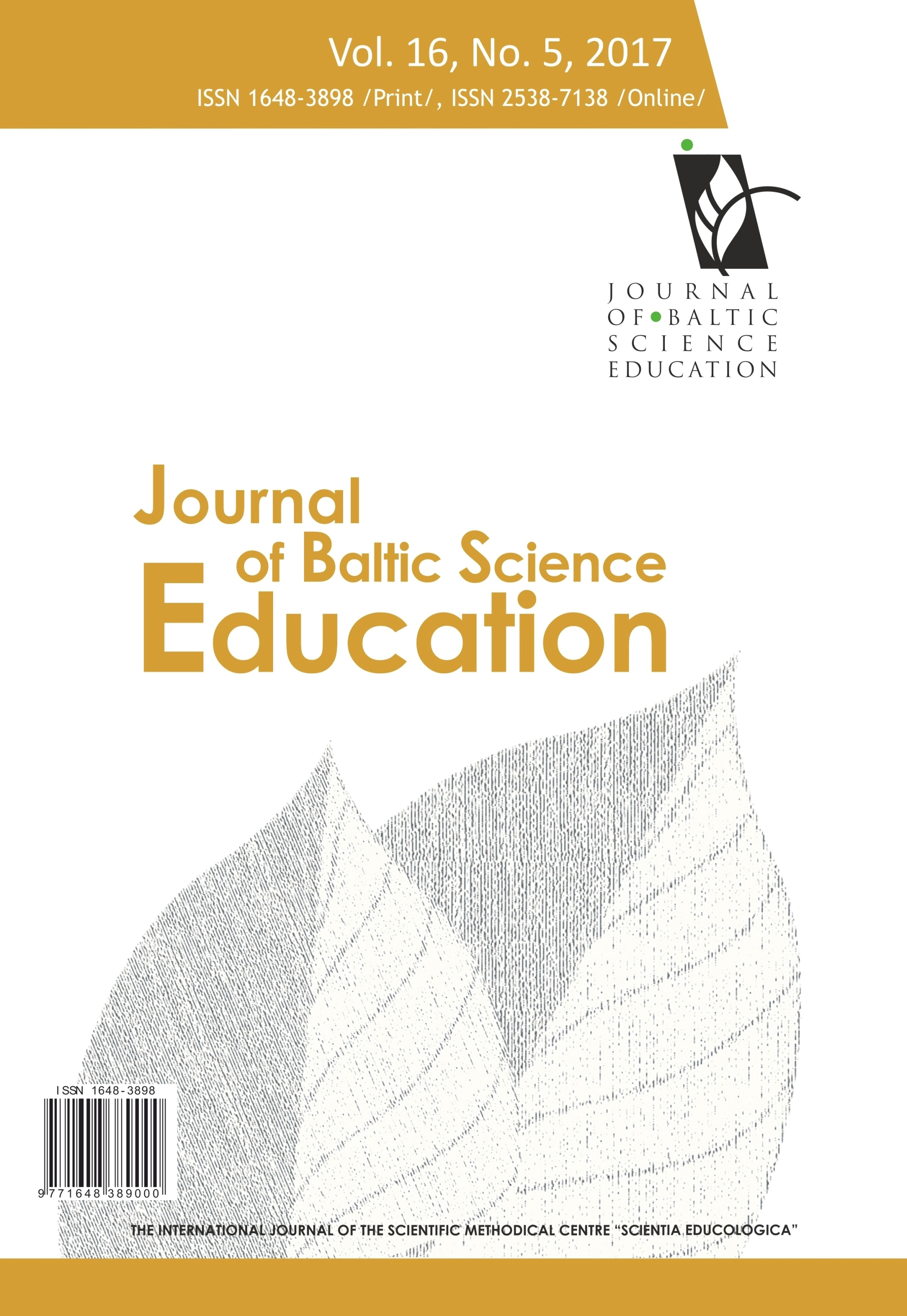 THE ECOLOGICAL WORLDVIEWS AND LOCAL ENVIRONMENTAL CONCERNS AMONG SECONDARY SCHOOL TEACHERS Cover Image
