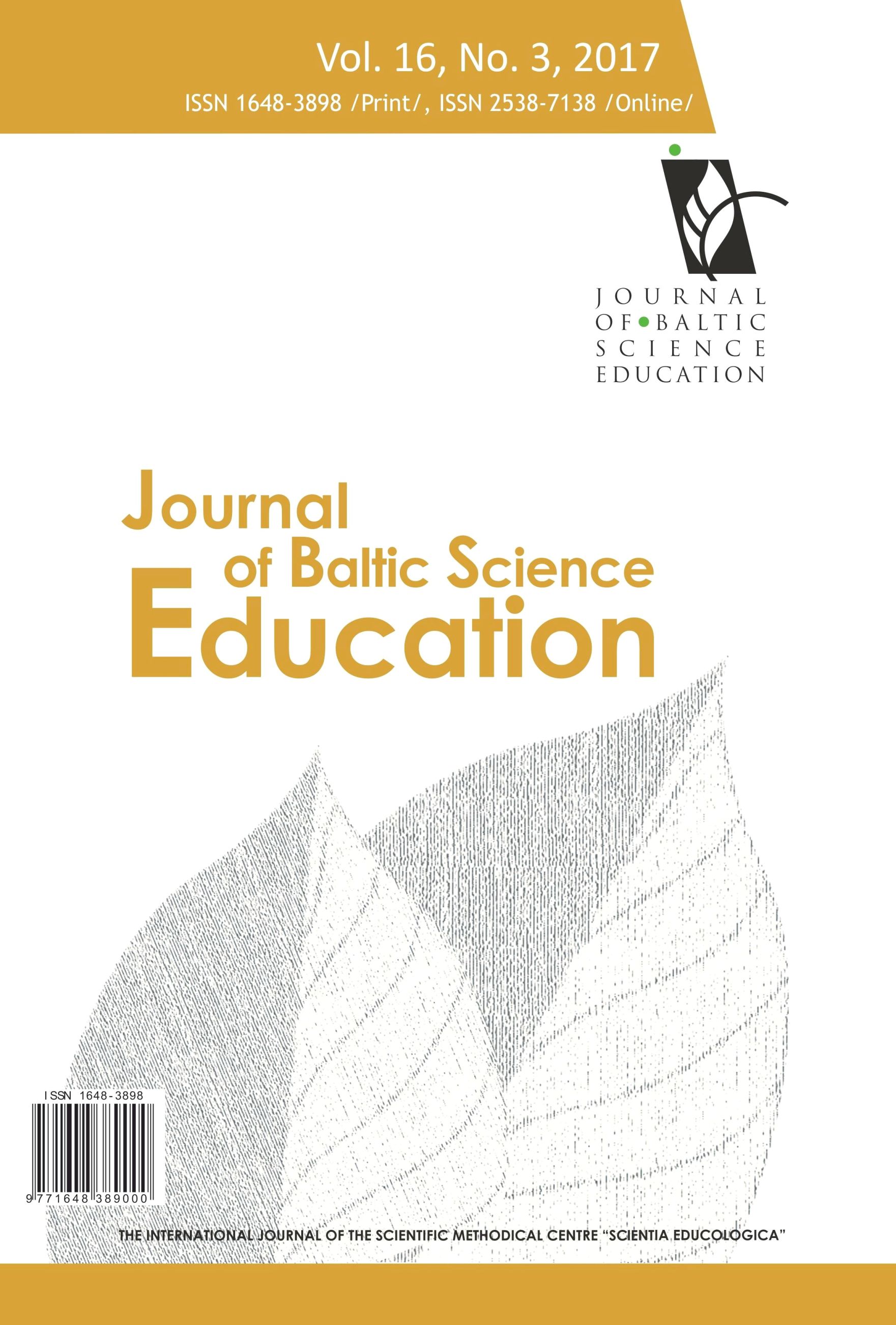 BARRIERS TO STUDENTS’ CREATIVE EVALUATION OF UNEXPECTED EXPERIMENTAL FINDINGS Cover Image