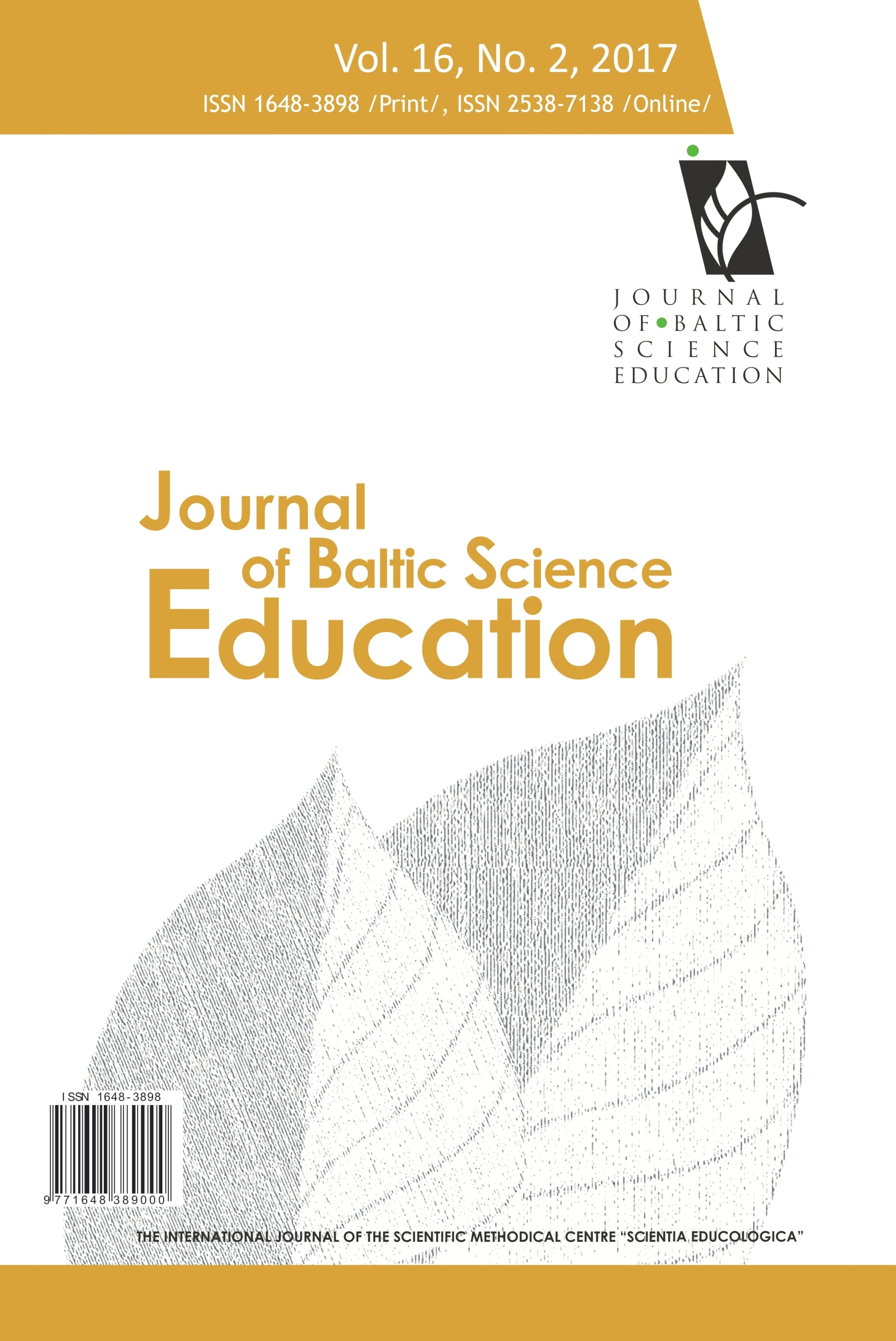 SCIENTIFIC EPONYM IN EDUCATIONAL UNIVERSE Cover Image