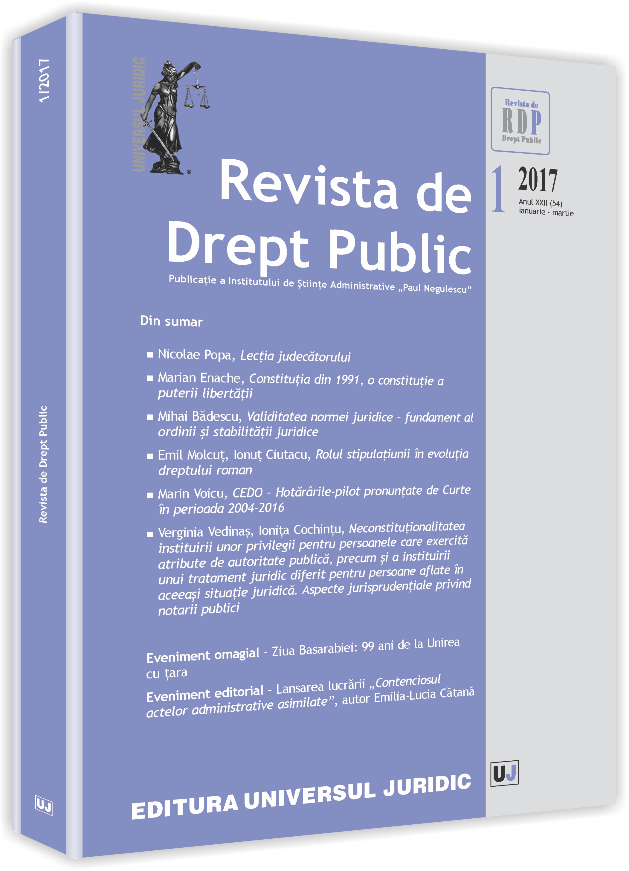 The national referendum initiated by the President of Romania – between conflict and mediation Cover Image