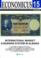 Valuation of factors that affect employment in the albania banking system: An analysis based on design of experiment (DoE) method Cover Image