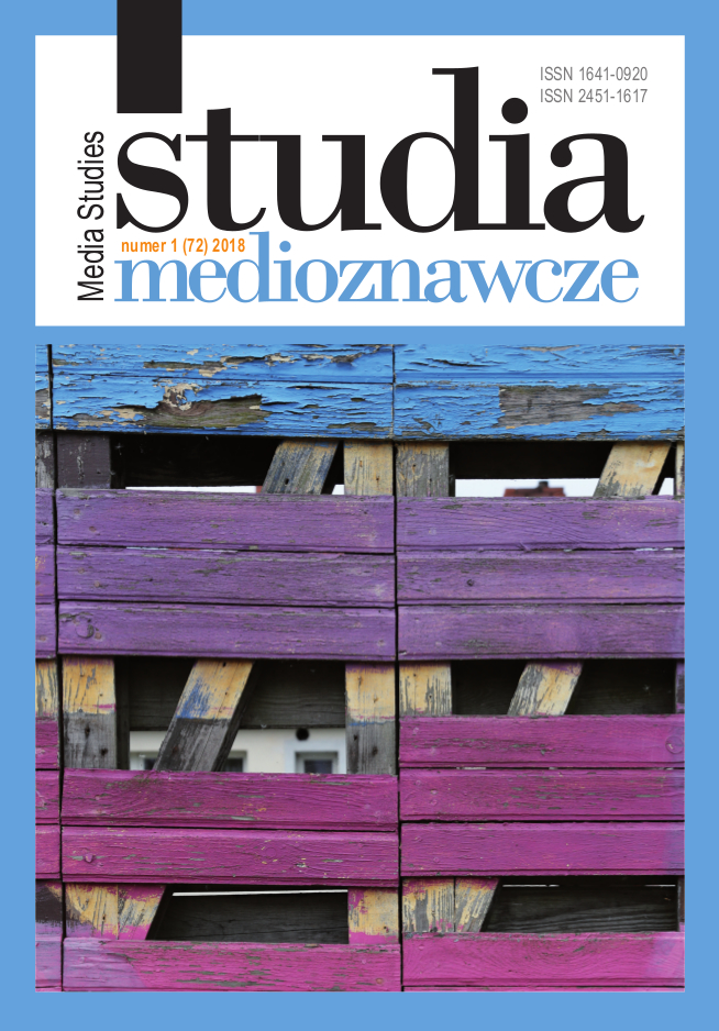 Aleksandra Seklecka. Media rituals in mass communication. The case of news programmes Fakty TVN and Wiadomości TVP Cover Image