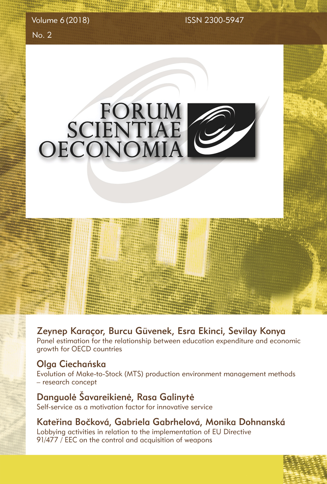 Panel estimation for the relationship between education expenditure and economic growth for oecd countries Cover Image