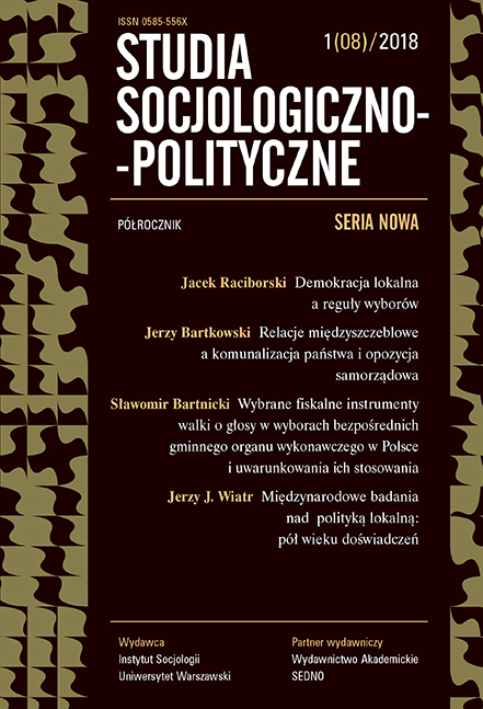 Review of the book by Marta Żerkowska-Balas: Czy głosowanie jest racjonalną decyzją? Analiza partycypacji wyborczej w Polsce na tle wybranych demokracji europejskich Cover Image