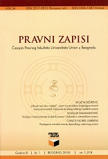 The dispute between Serbian lawyers and lawyers from the former Austro-Hungary about proving by witnesses on the occasion of enactment of the Yugoslav Code of civil procedure Cover Image