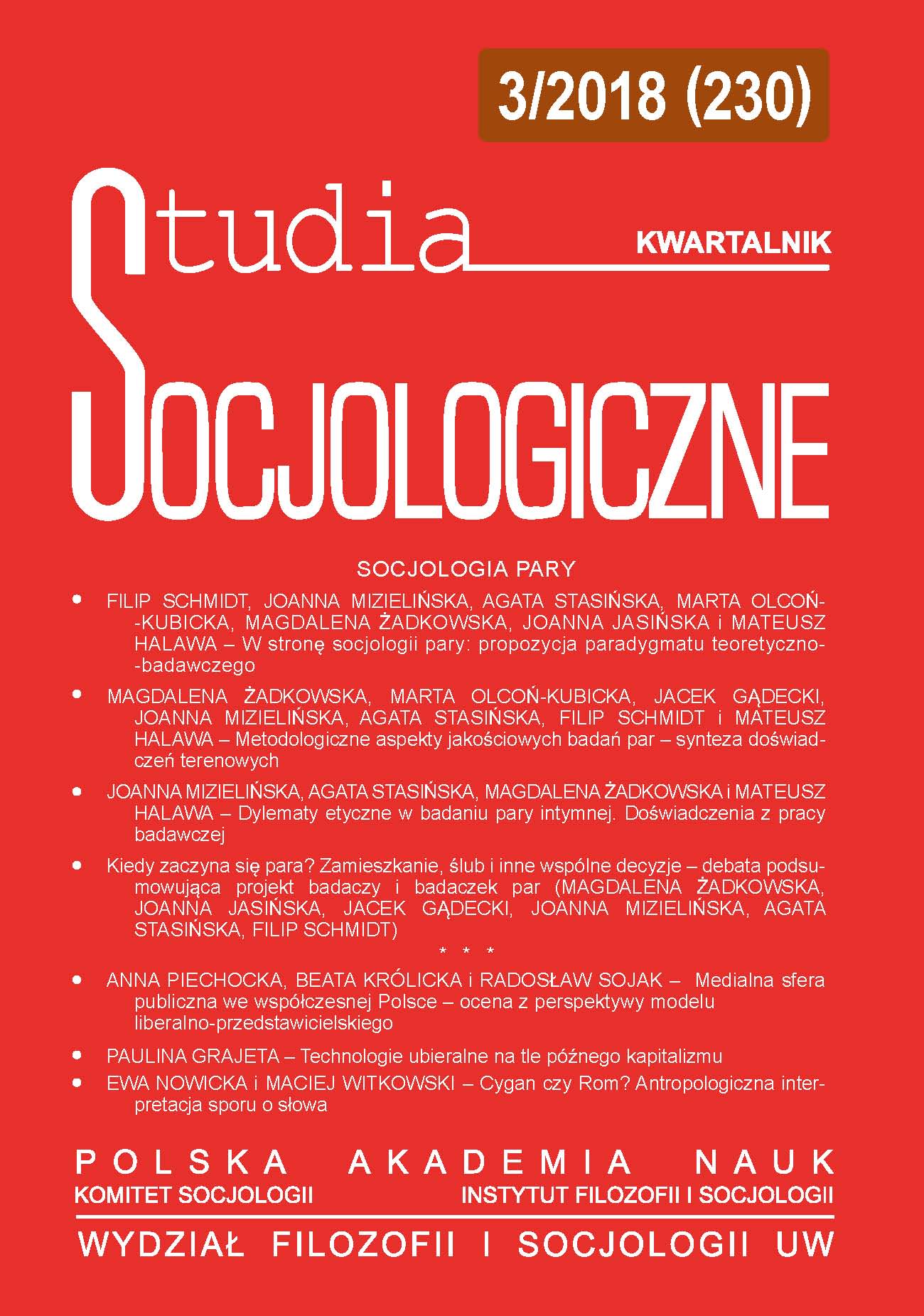 Media Public Sphere in Contemporary Poland: Evaluation in Accordance with Liberal-Representative Model Cover Image