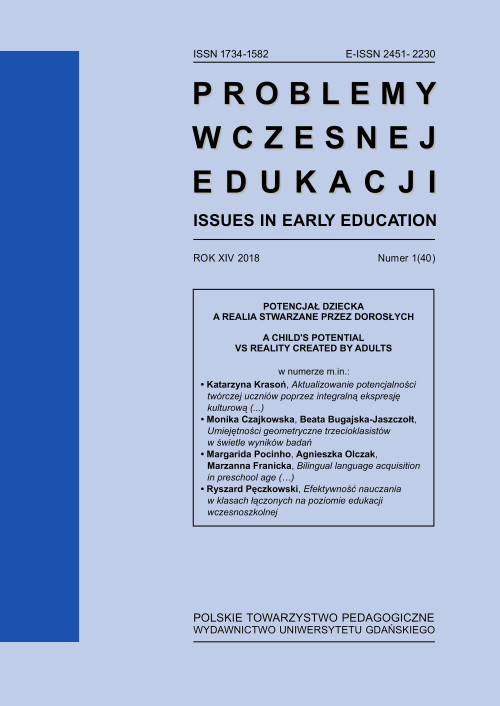 Non-reflexive everyday life of the reflexive students – Polish early school education with a textbook in the background Cover Image