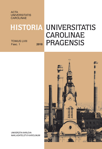 Education of Pharmacists at Prague Universities in 1804–1953 Through the Prism of Study Regulations Cover Image