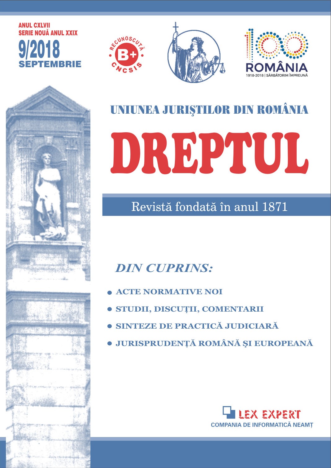 Legislative unification. Theses, projects and actions in the Unified Romania Cover Image