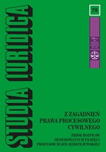 The nature and forms of quantity amendments of a claim
in Polish civil procedure Cover Image