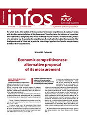 Economic competitiveness: alternative proposal of its measurement Cover Image