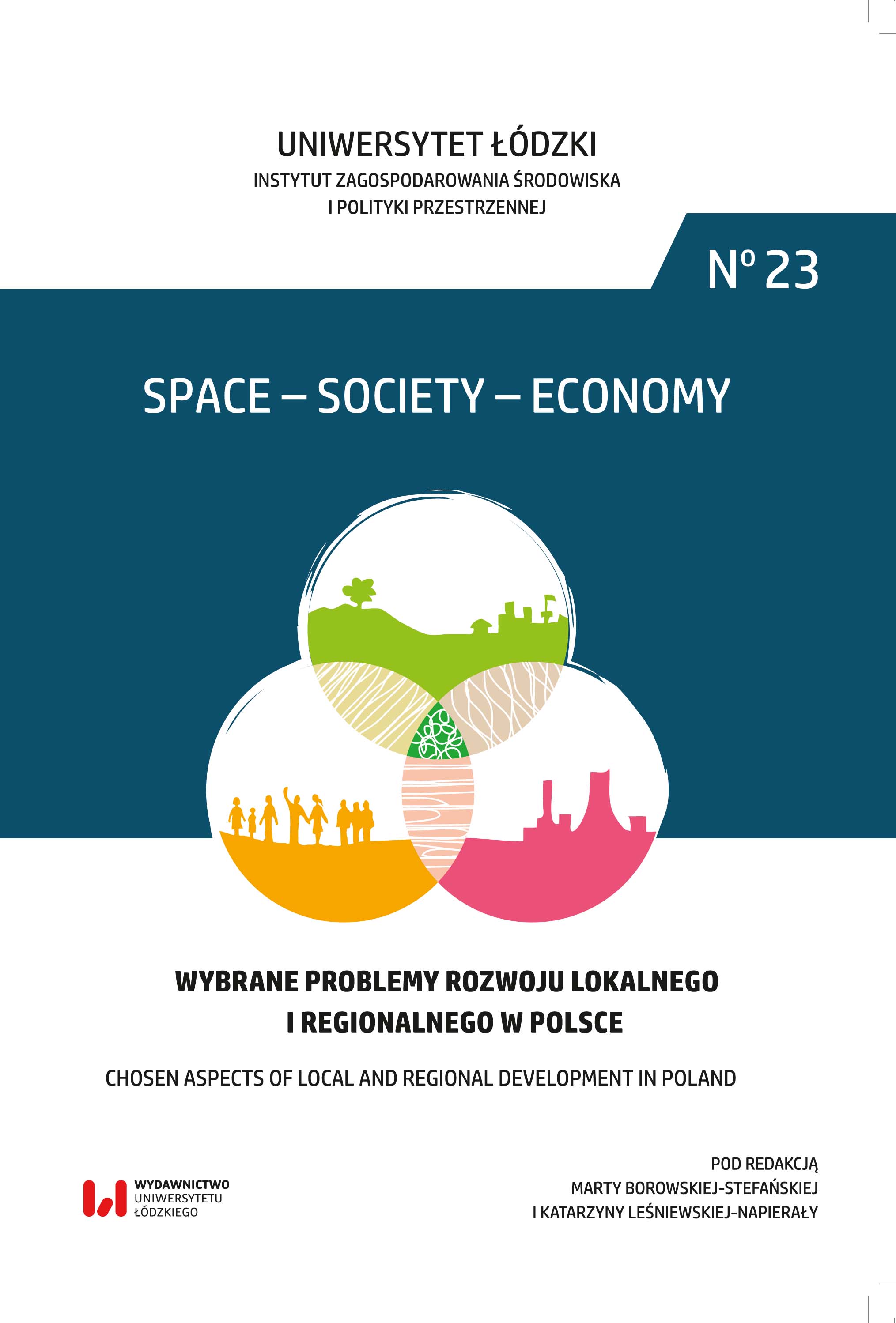 Delimitation of the zone of demographic influence on the example of former voivodeship cities in Poland Cover Image
